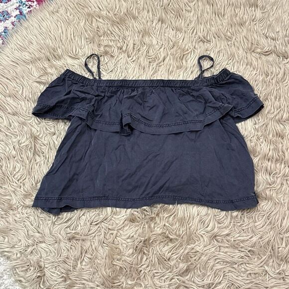 Free People gray Off-Shoulder Blouse - Picture 4 of 4